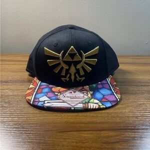 Nintendo 2016 Legend Of Zelda Snapback Hat Cap Link WindWaker Skyward Sword